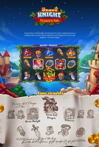 BRAVE KNIGHT | slot game art & animation screenshot 2