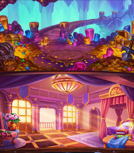 BRAVE KNIGHT | slot game art & animation screenshot 3