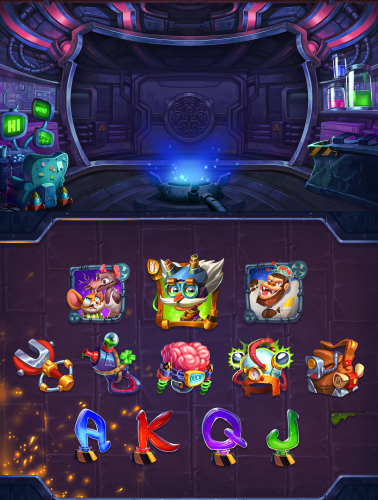  Dr. INSANE BRAIN | slot game art & animation screenshot 3
