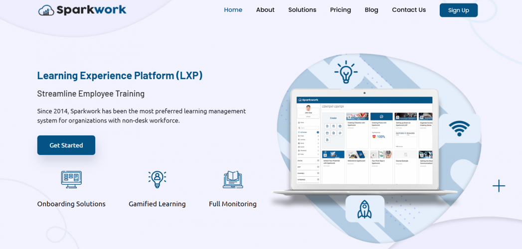 SparkWork - Training Platform for Your Employee screenshot 1