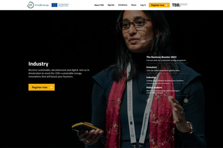 Web design and development for environment company screenshot 1