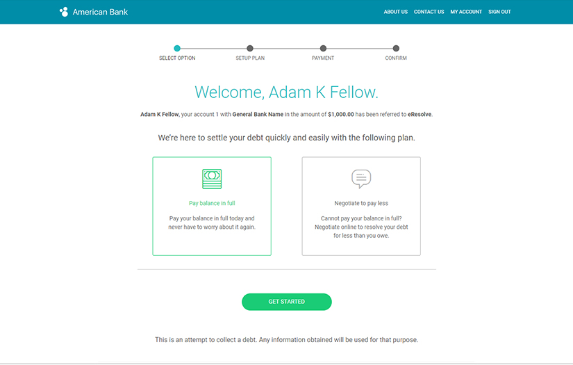 Virtual Debt Collection Platform screenshot 3