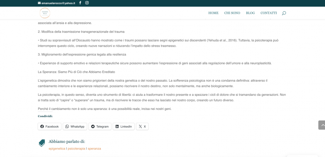Wordpress Website e Blog screenshot 1