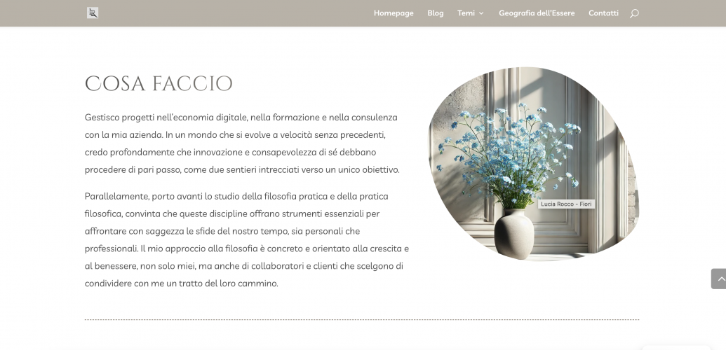Wordpress website e Blog screenshot 1