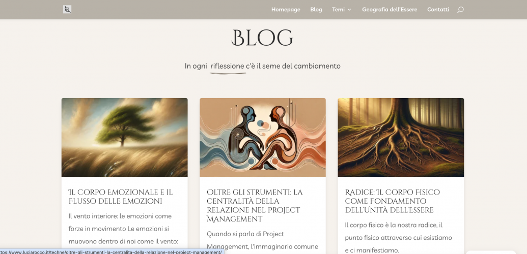 Wordpress website e Blog screenshot 2