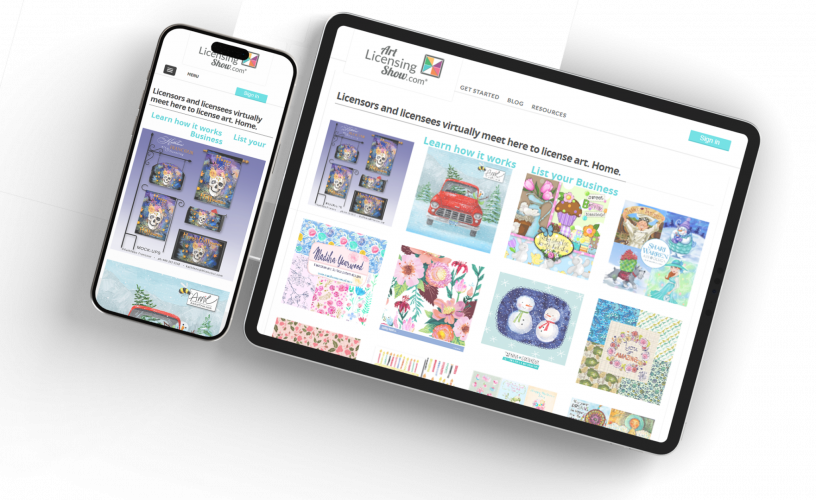 Art Licensing Show- A Digital Home for Artists. screenshot 1