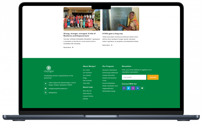 Manjari Foundation- Empowering Rural Women Digitally. screenshot 3
