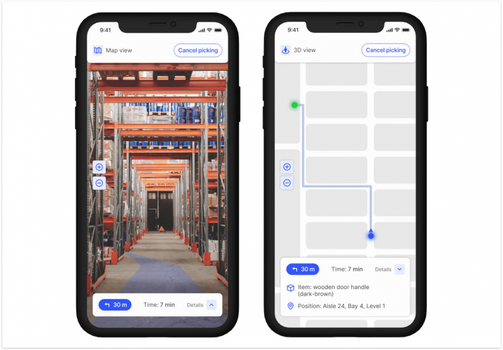 Mobile App for Enhanced Warehouse Navigation screenshot 2