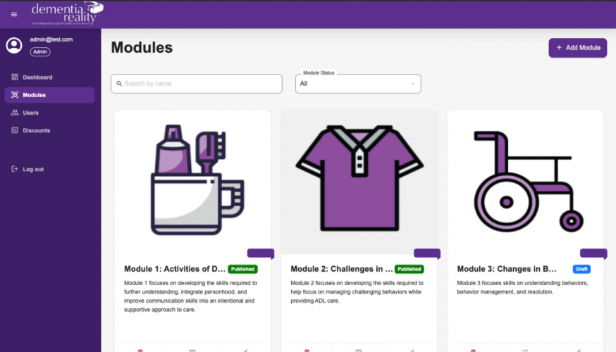 VR Training on Caring for People with Dementia screenshot 1
