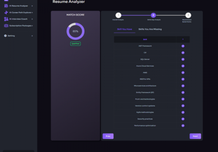 AI Career CoPilot screenshot 1