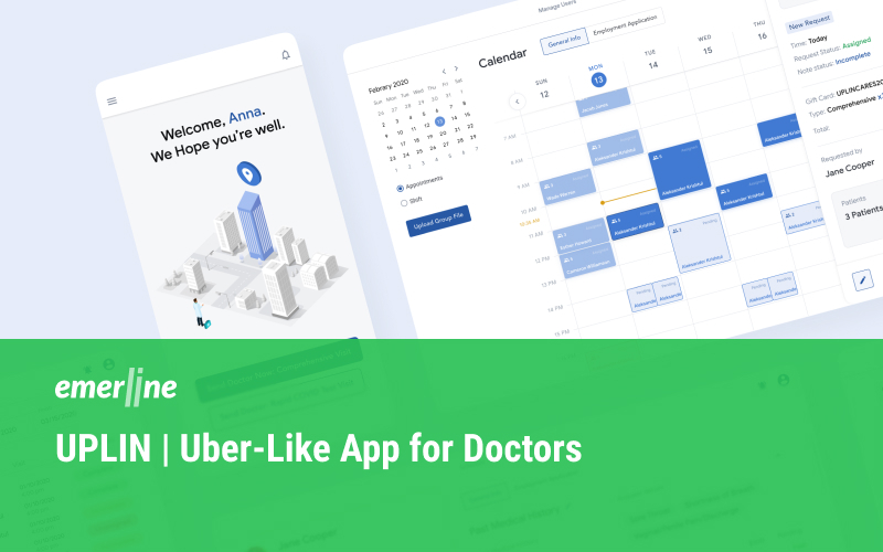 Uber-Like App for Doctors with Custom EMR screenshot 1