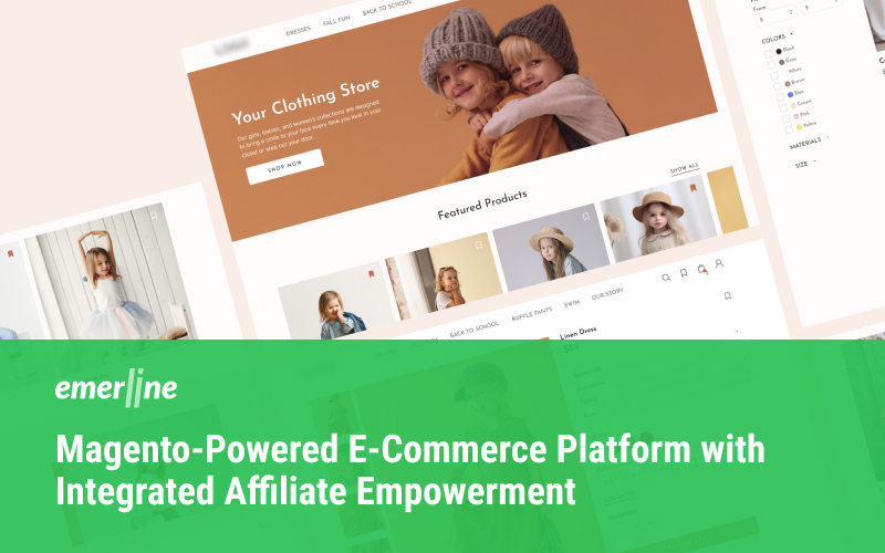 Magento-Powered E-Commerce Platform with Integrated Affiliate Empowerment screenshot 1