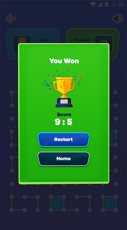 Dots and Boxes screenshot 2