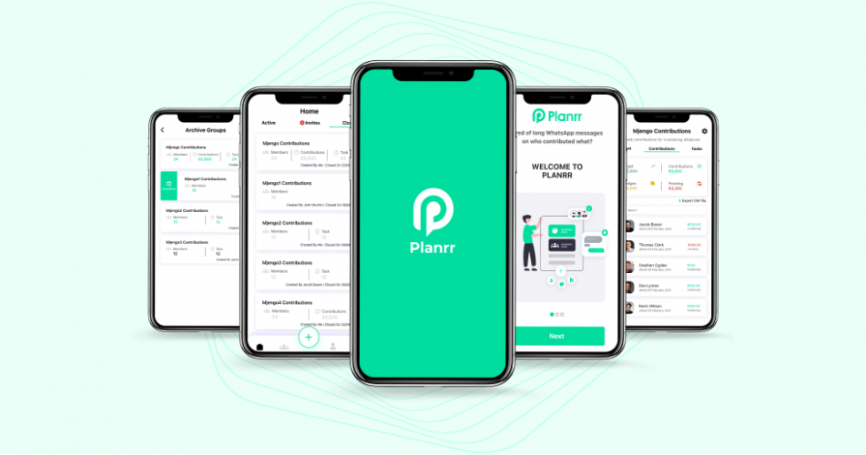 Planrr - A social platform for groups to record financial contributions screenshot 1