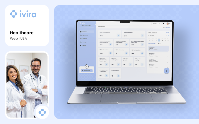 Ivira Health Web Application screenshot 2