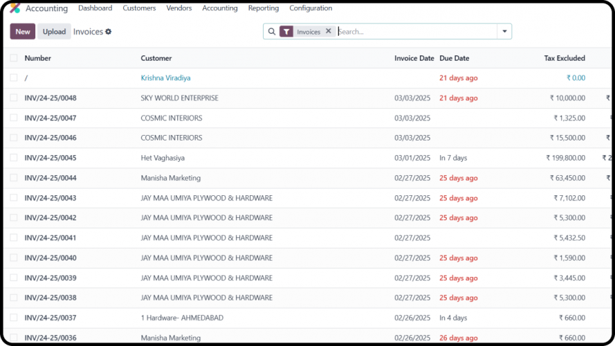 Fittingo - Accurate payment tracking for better cash flow control screenshot 1