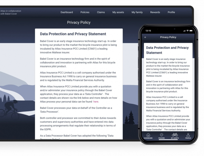Insurance Progressive Web Application screenshot 3