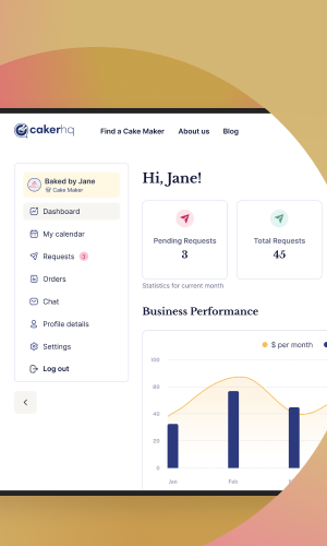 Custom SaaS platform for CakerHQ screenshot 4