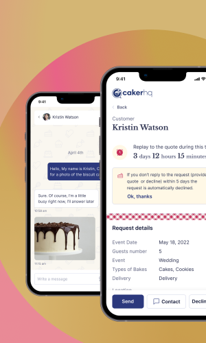 Custom SaaS platform for CakerHQ screenshot 1