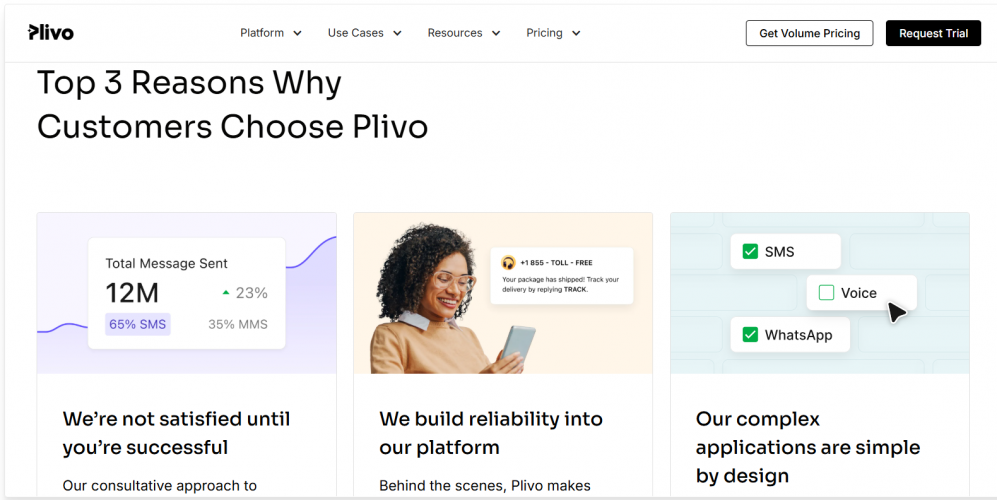 Plivo screenshot 1