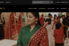 E-commerce website developed for La Rosa, Alappuzha, Kerala