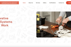 Website designed for Action Qatar