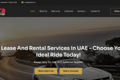SEO friendly website developed for azera.ae