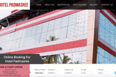 Resort website developed hotelpadmasree.com