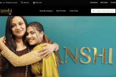 Fashion E-commerce Website Development for Evanshi Designs, Kerala