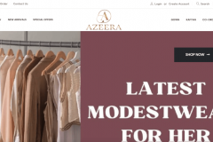 Fashion E-commerce Website Development for Azeera Collections