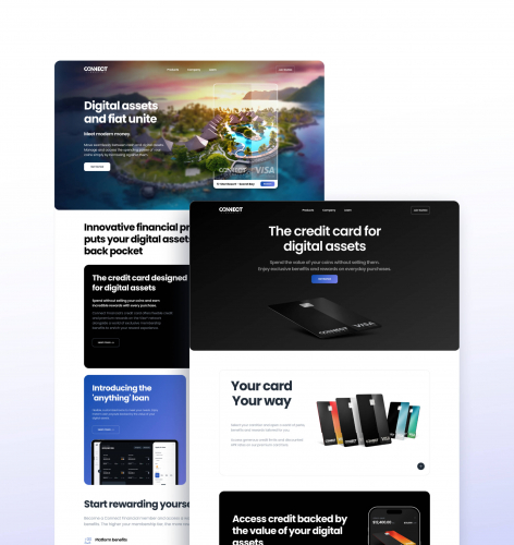 Connect Financial Website Development screenshot 1