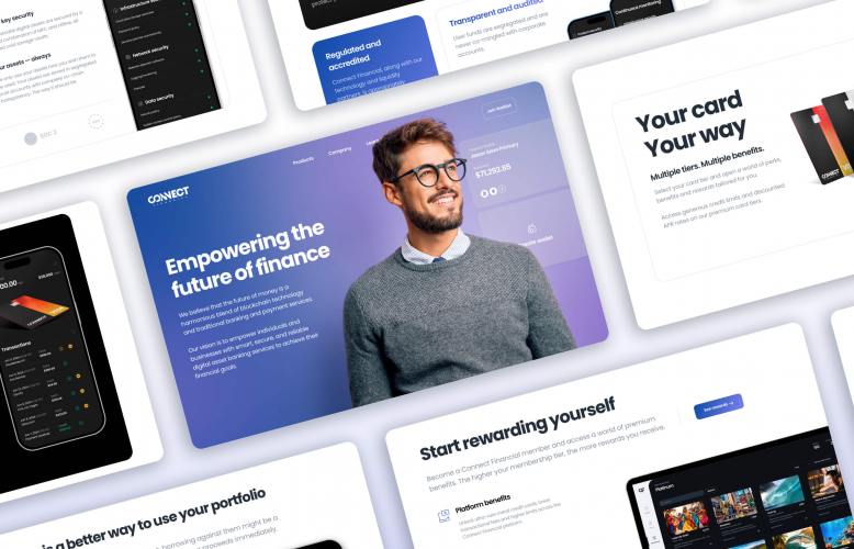 Connect Financial Website Development screenshot 3