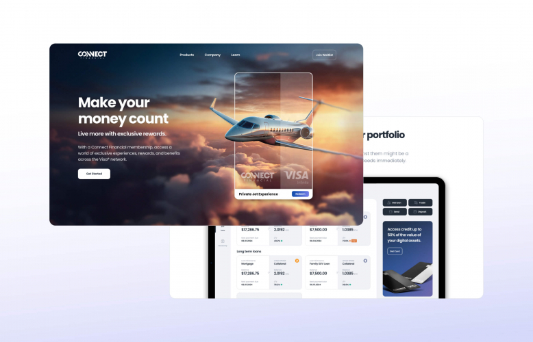 Connect Financial Website Development screenshot 2