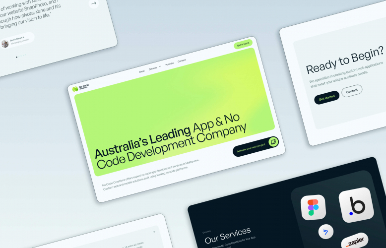 No Code Creations: Designing a credible, scalable brand screenshot 3