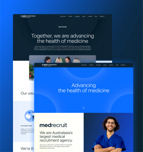 Medenterprises: Elevating healthcare with a fresh new website screenshot 2