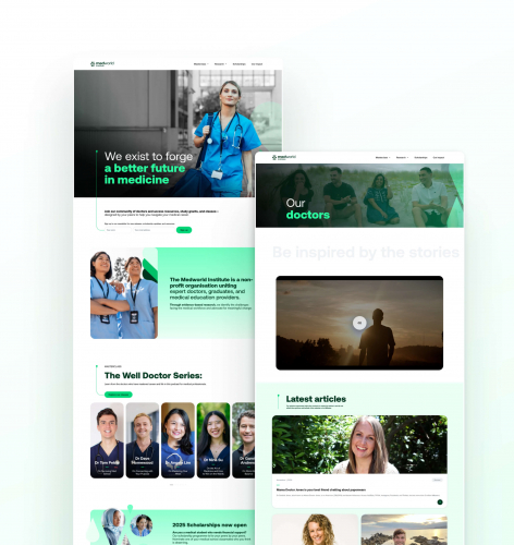 Medworld Institute: Bringing Medworld Institute to life online screenshot 1