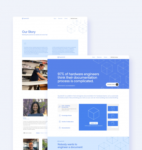 Quarter20: Crafting a modern and interactive platform screenshot 3
