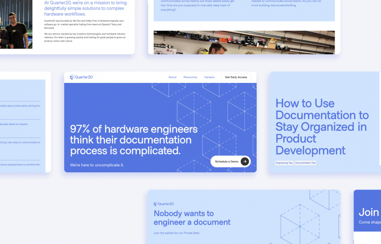Quarter20: Crafting a modern and interactive platform screenshot 4