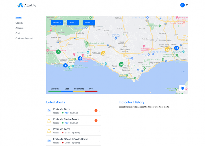 Azulfy: AI-Powered Satellite Monitoring screenshot 1