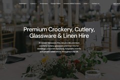 Crown Tableware Hire UK Based Client