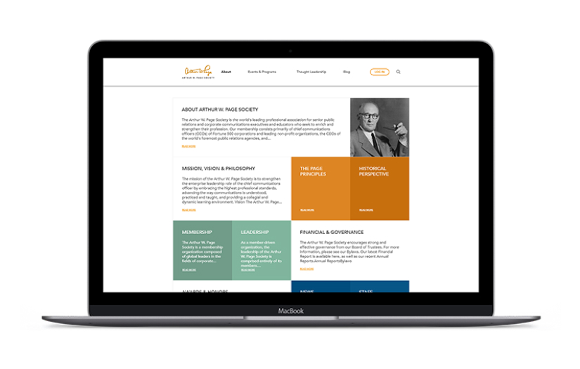 Arthur W. Page Society screenshot 1