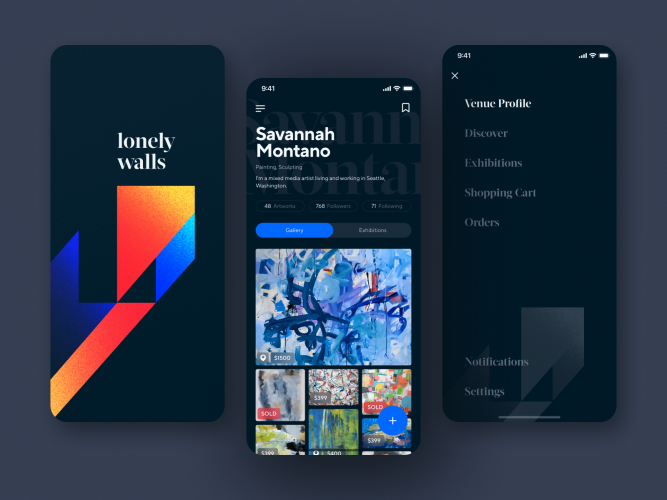 Lonely Walls App screenshot 1