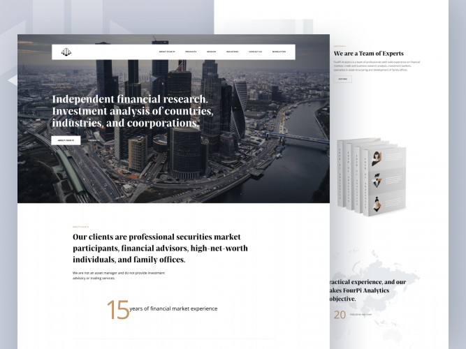 Fourpicapital Website screenshot 1