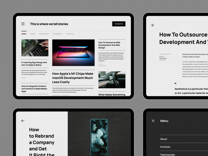 Company Blog screenshot 2