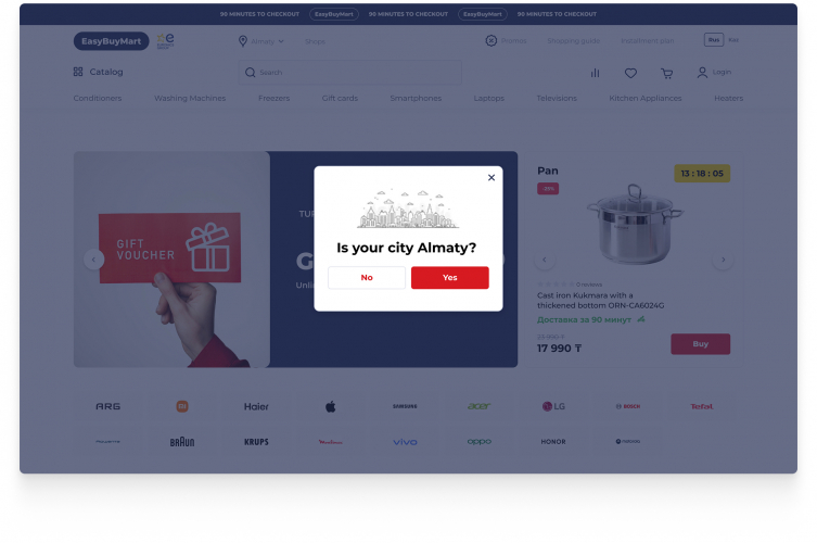 Scaling E-commerce for a Central Asian Retailer screenshot 3