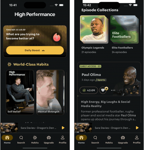🎧 Project: Podbean – High-Performance Mobile Podcast Platform screenshot 1