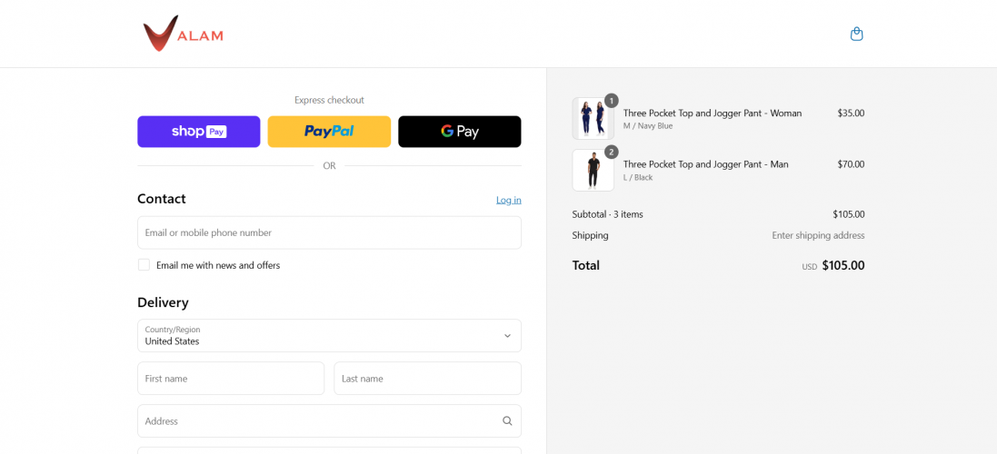 Valams Scrubs - eCommerce for Medical Cloths screenshot 2