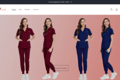 Valams Scrubs - eCommerce for Medical Cloths