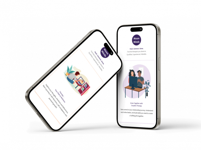 MoonMinds, Therapist Booking Platform, Mental Health Industry screenshot 4