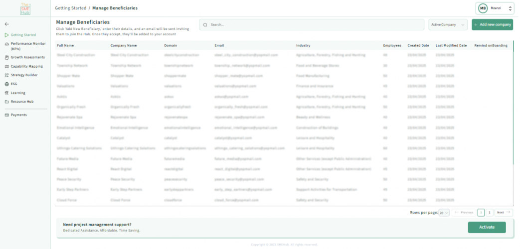The SME Hub screenshot 3